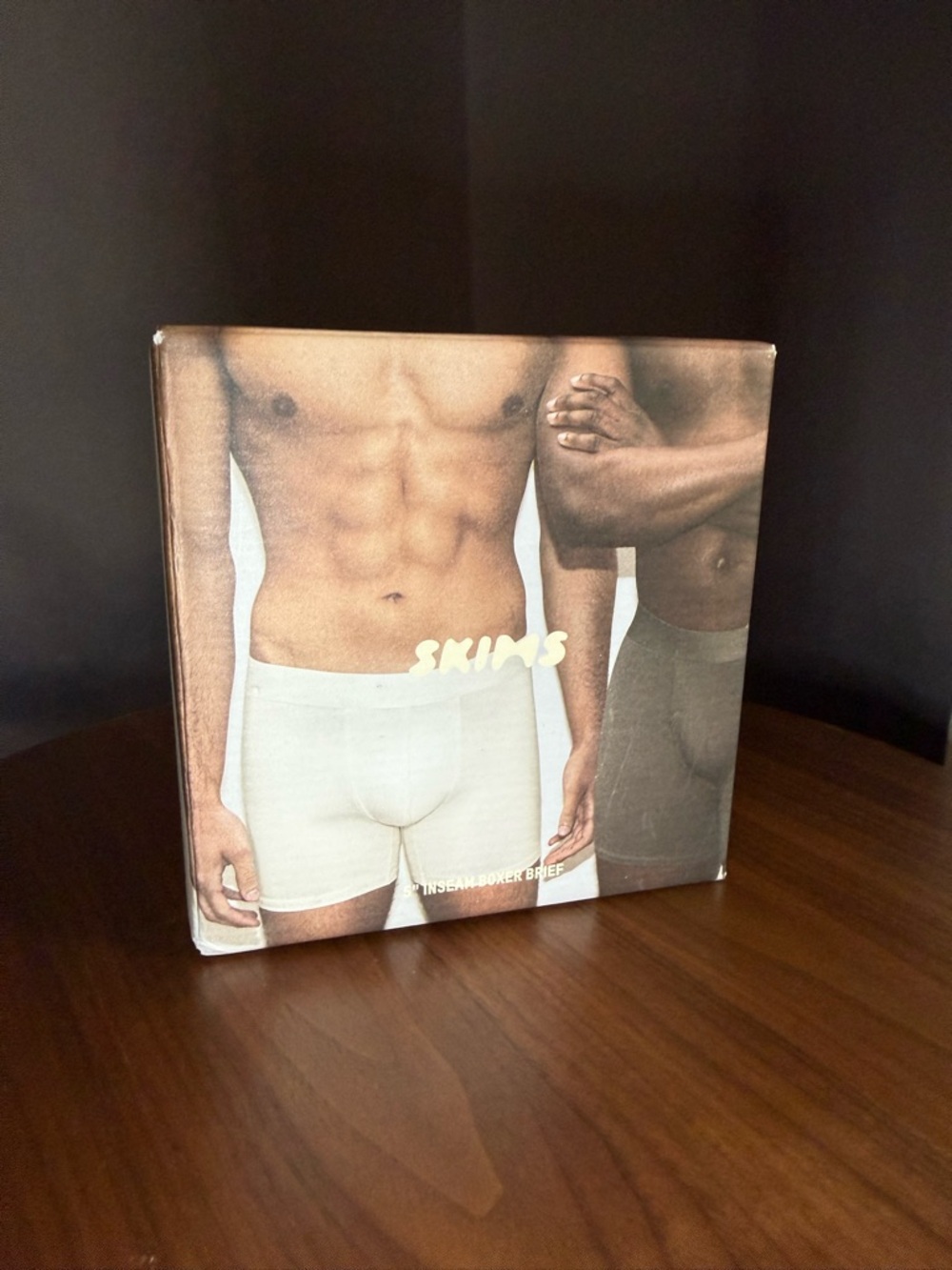 SKIMS Men's Boxer Briefs 5in- Chalk